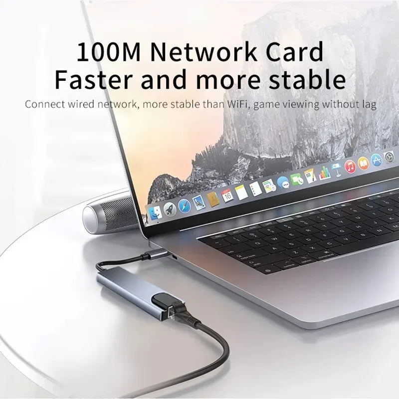 Flexora HubLink™ Pro 8-in-1 USB-C Hub