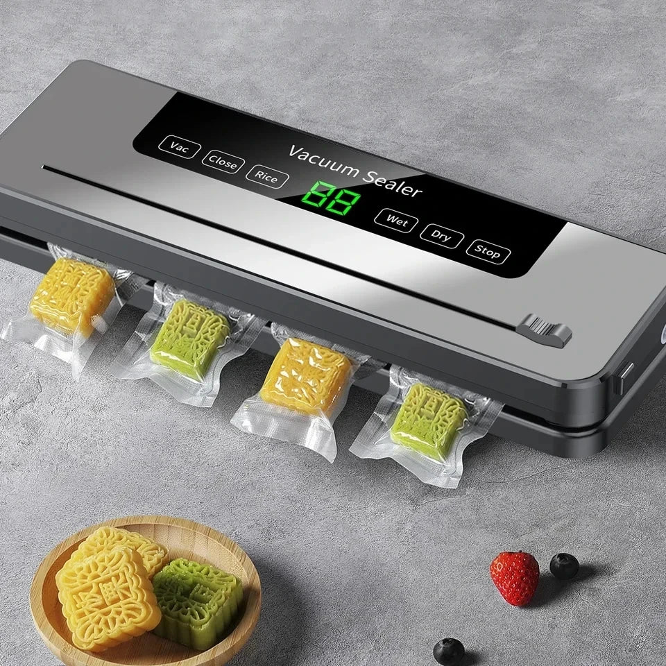 SealPro wet and dry mode — seals vegetables fruits and meat